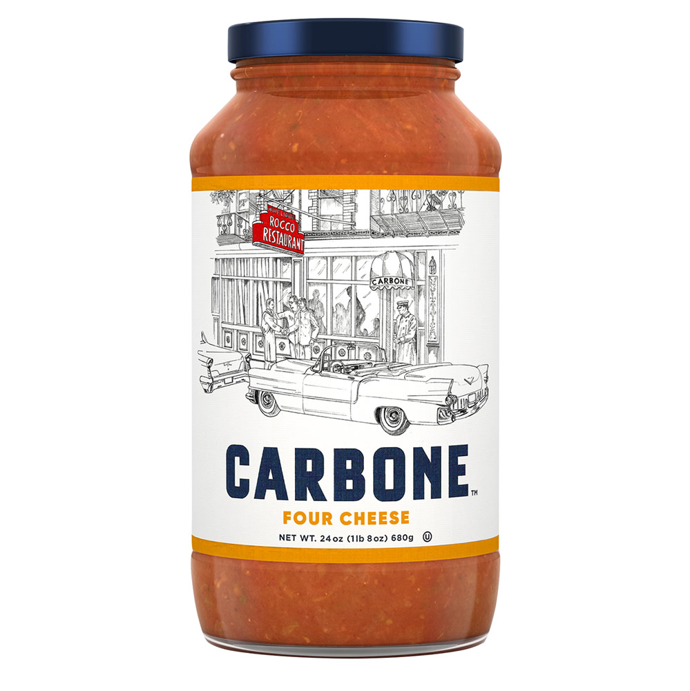 Carbone Four Cheese Pasta Sauce 24 oz Jar | Nassau Candy