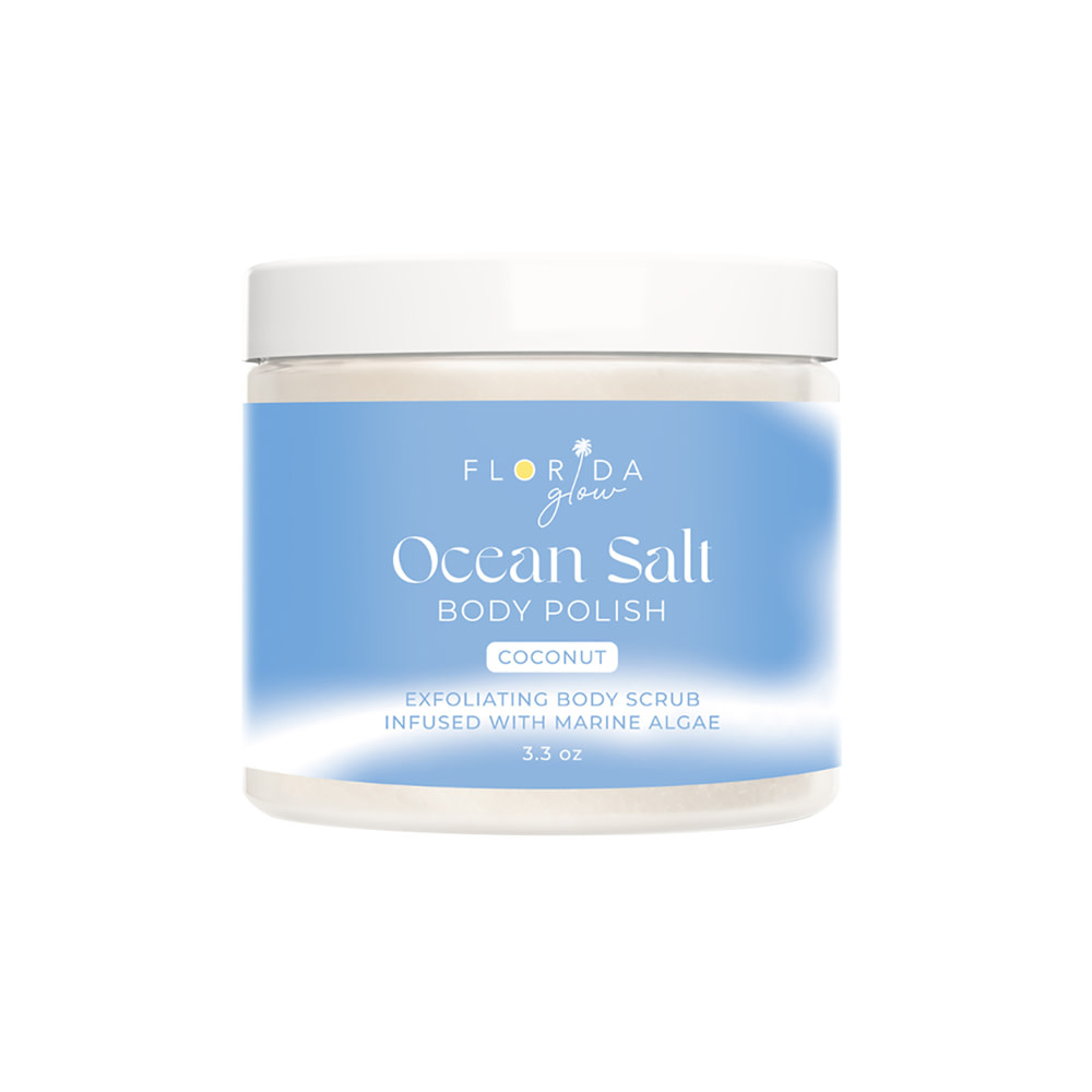 Florida Salt Scrubs Sea Salt Coconut Scrub 3.3 oz Jar | Nassau Candy