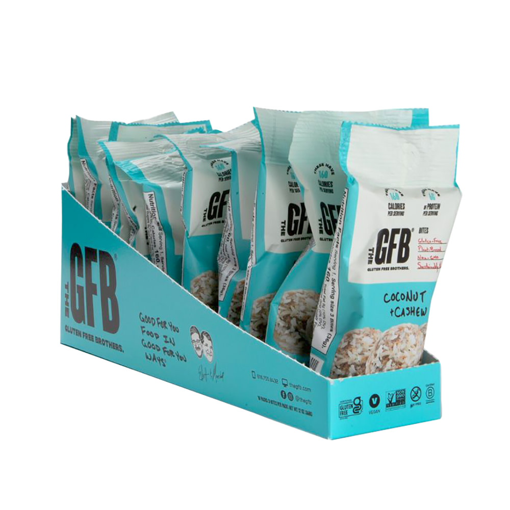 The GFB Coconut Cashew Bites 1.2 oz Bag | Nassau Candy