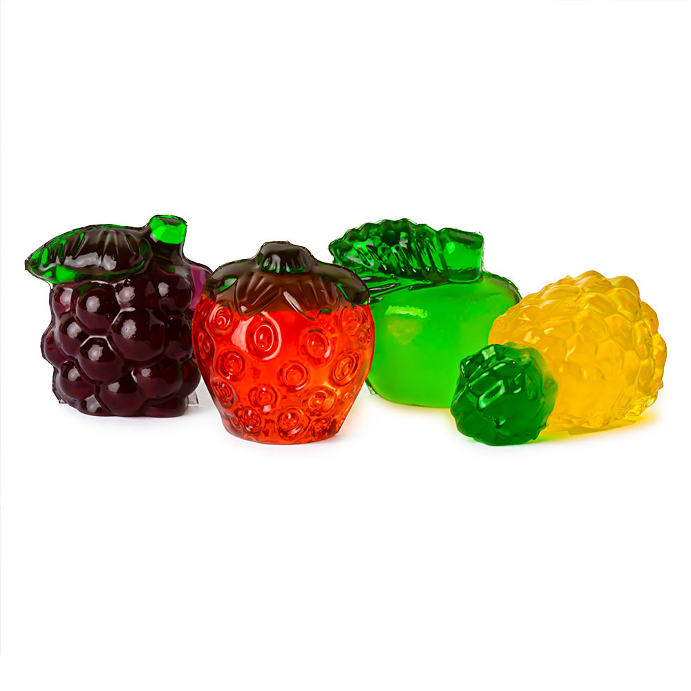 Clever Candy 3d Gummy Fruit Mix Nassau Candy 7467