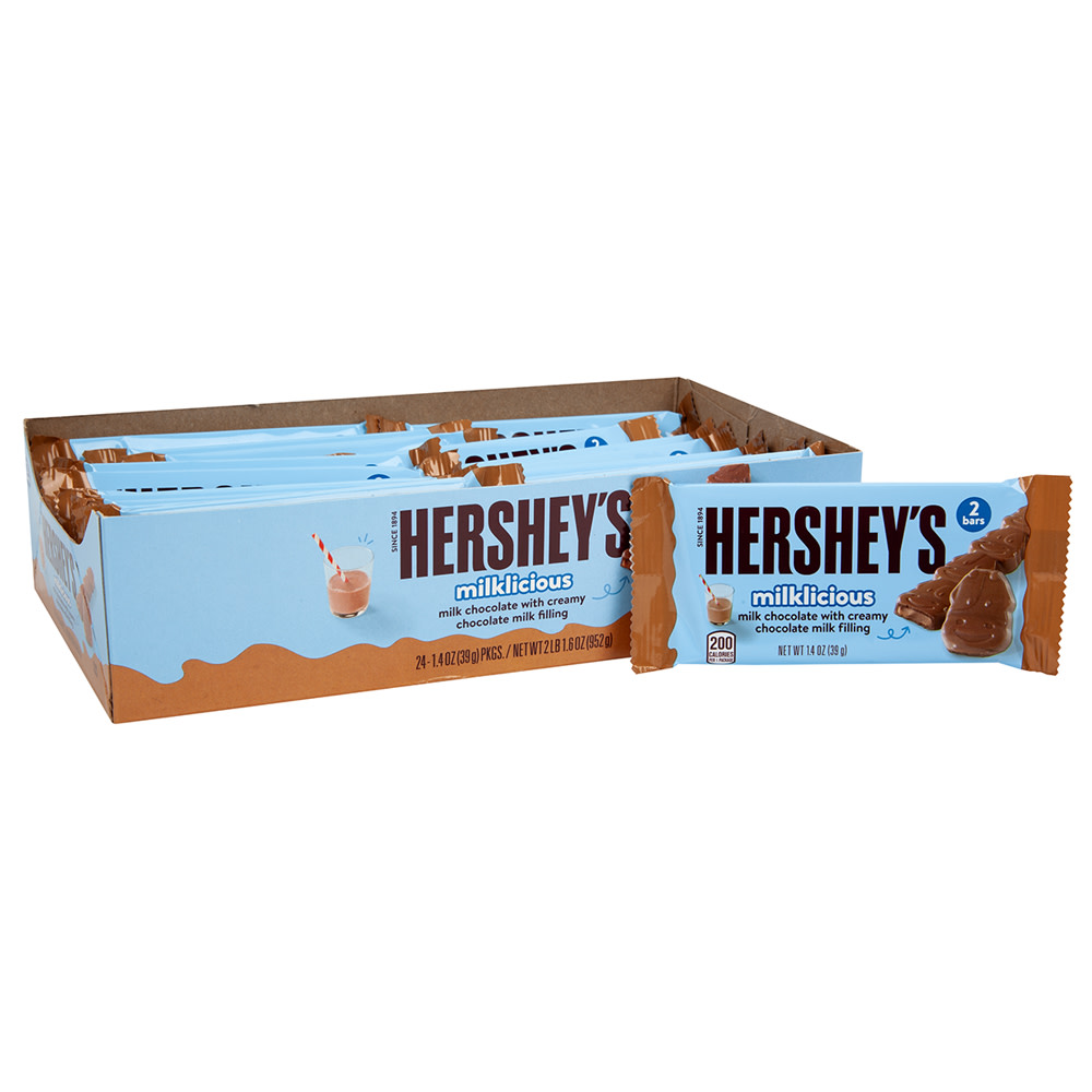 Hershey Milklicious Chocolate Bar 1.4 oz | Nassau Candy