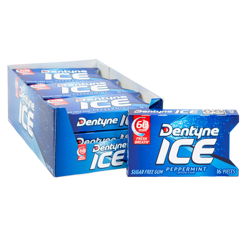 Dentyne Ice Peppermint Gum Split 2 Fit Pack | Nassau Candy