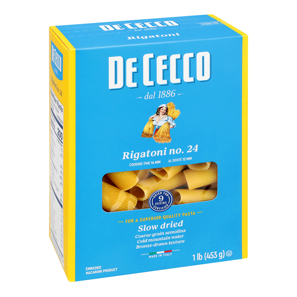 Defecco Rigatoni De Cecco Rigatoni Pasta 16 Oz Box # 24 | Nassau Candy