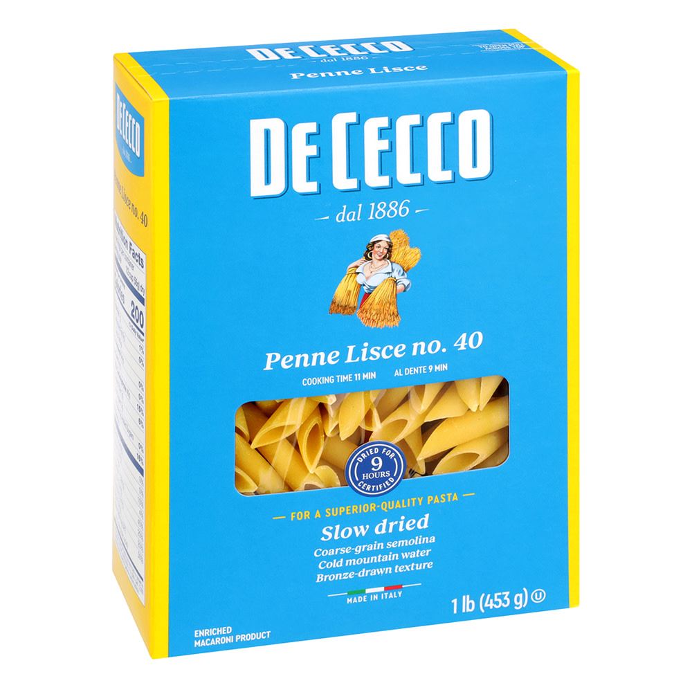 penne&pasta De Cecco Penne Lisce Pasta 16 oz Box # 40 | Nassau Candy