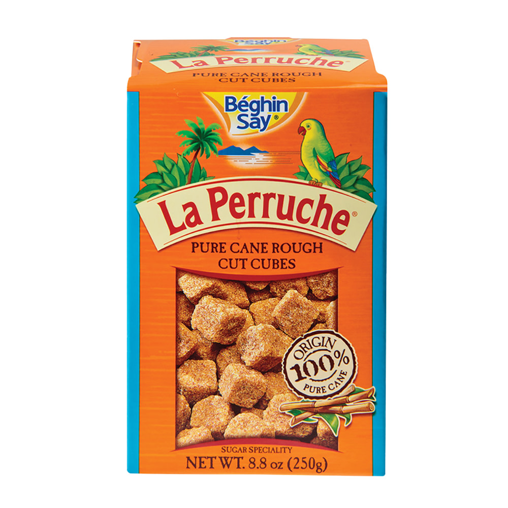 La Perruche Brown Sugar Rough cut Cubes 8.8 oz Box | Nassau La Perruche Brown Sugar Rough cut Cubes 8.8 oz Box | Nassau