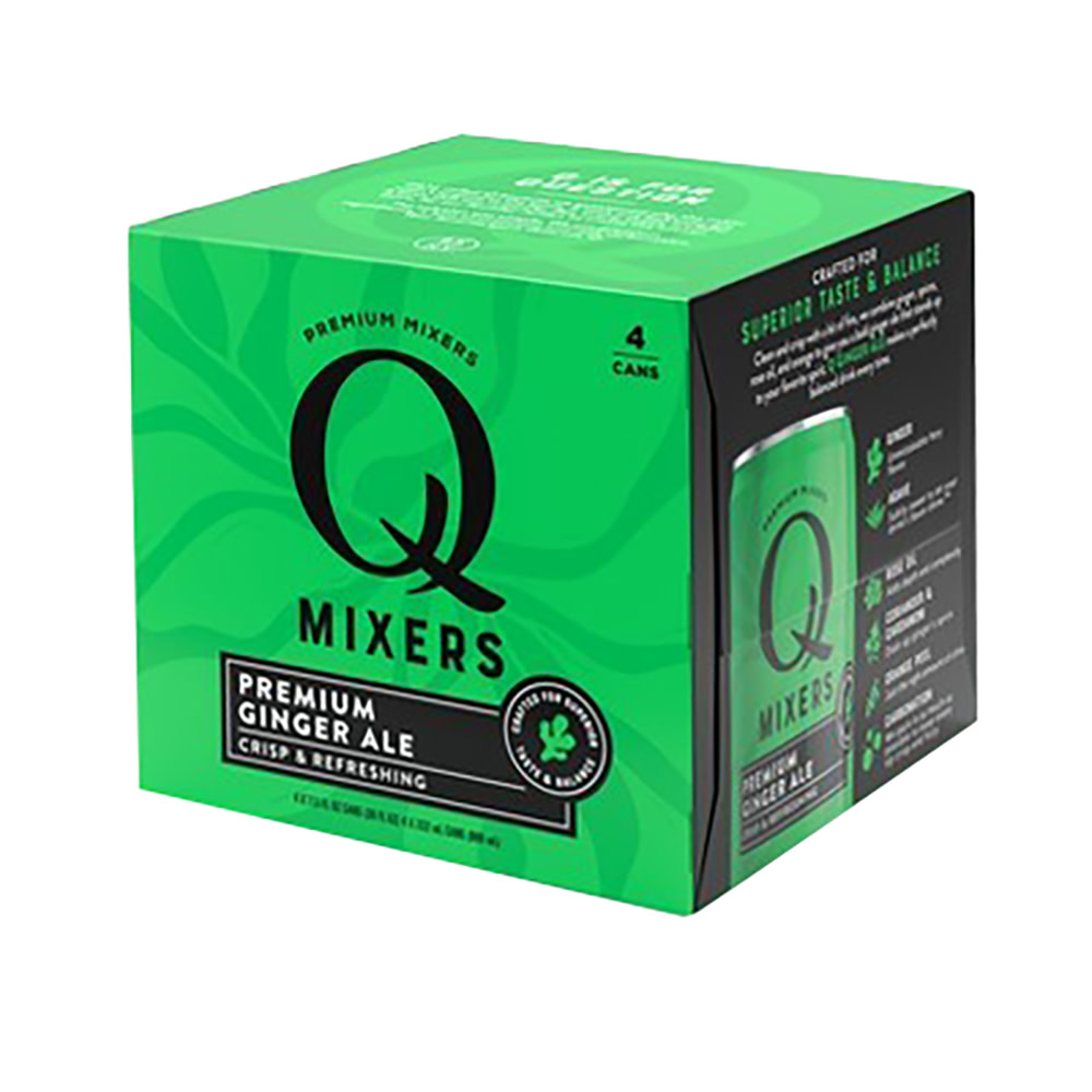 Q Mixers Premium Ginger Ale Can 6 Pack 7.5 oz | Nassau Candy