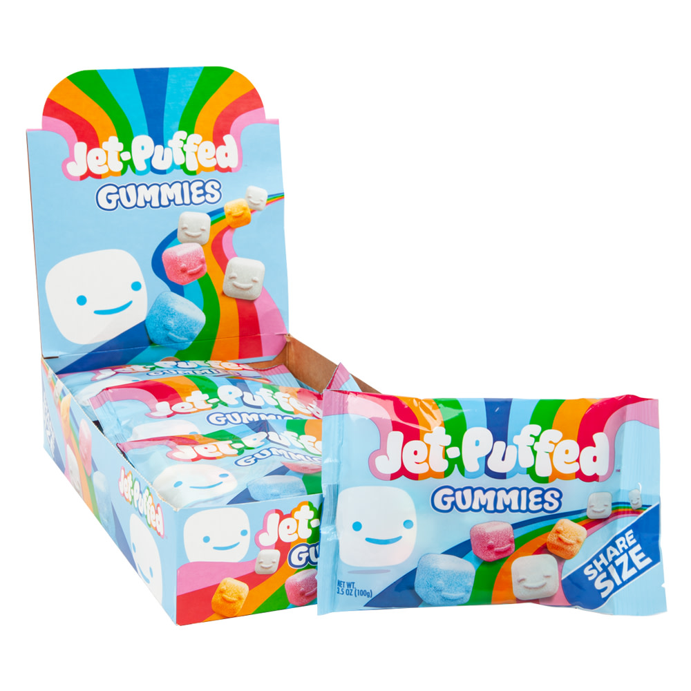 Jet-Puffed Gummies Share Size 3.5 oz Bag | Nassau Candy Jet-Puffed Gummies Share Size 3.5 oz Bag | Nassau Candy