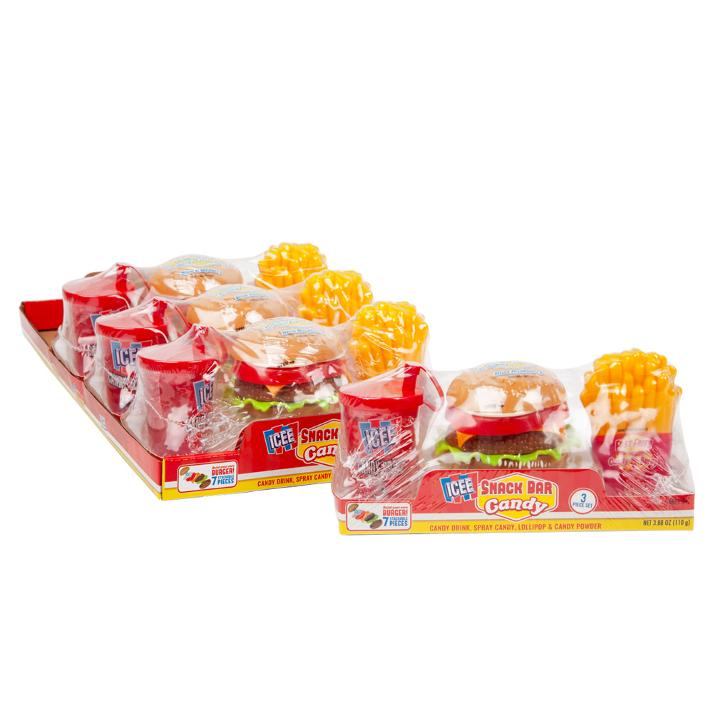 Icee Snack Bar Candy 3 Piece Set | Nassau Candy Icee Snack Bar Candy 3 Piece Set | Nassau Candy