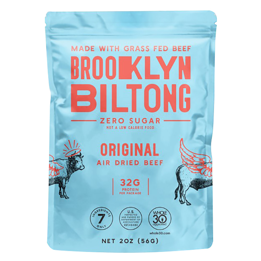 Brooklyn Biltong Original Air-Dried Beef 2 oz Pouch | Nassau Candy