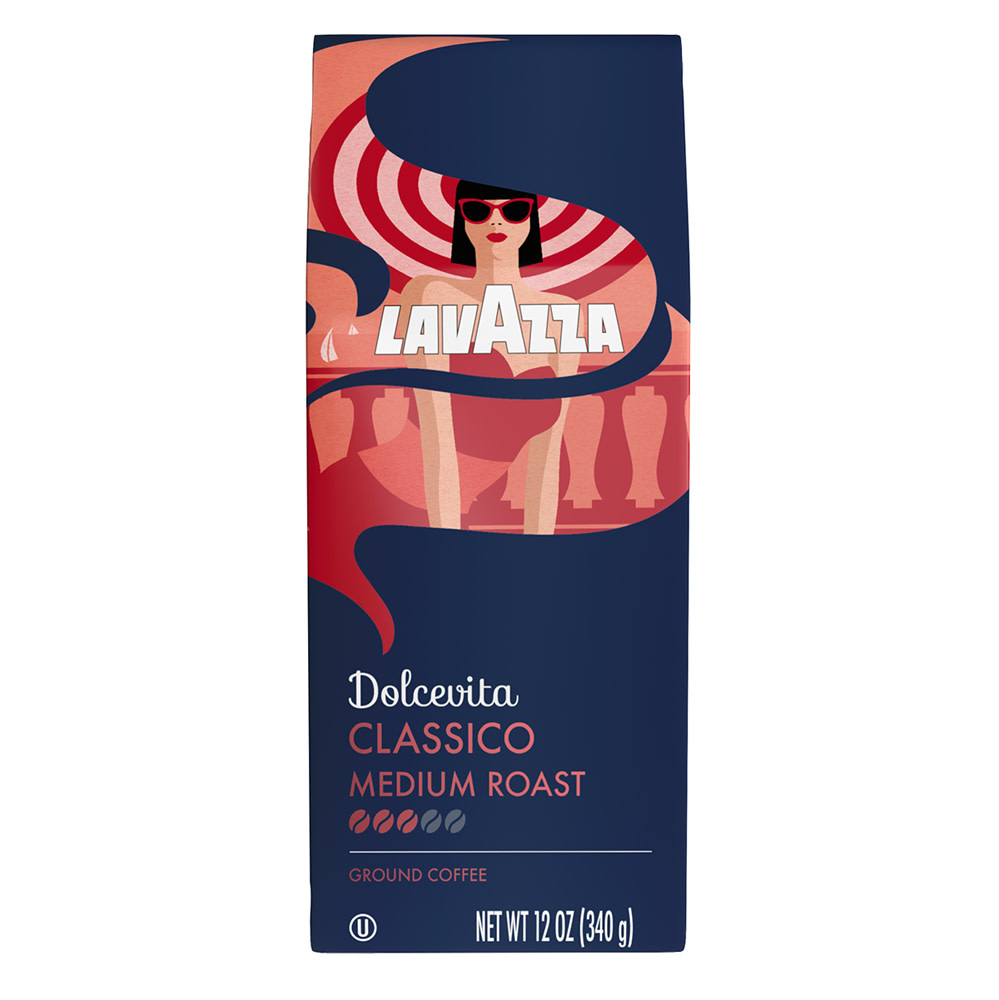 ラガッツアイタリアーナ Lavazza Classico 12 Oz | Nassau Candy