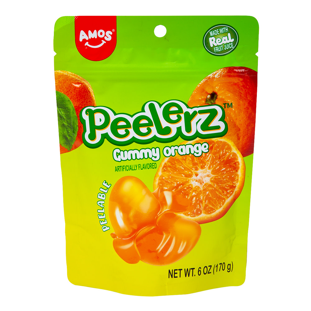 あめぴパール柑L20kg Peelerz Gummy Orange 6 oz Bag | Nassau Candy