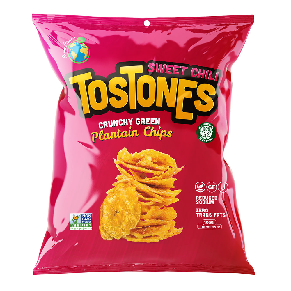 GUAM TRYTONES　EP Prime Planet Tostones Sweet Chili 3.53 oz Pouch | Nassau Candy