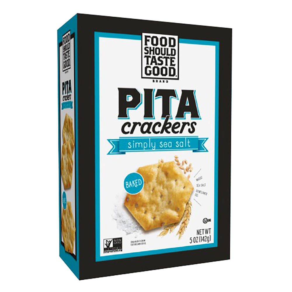 FSTG Sea Salt Pita Crackers 5 oz Box | Nassau Candy