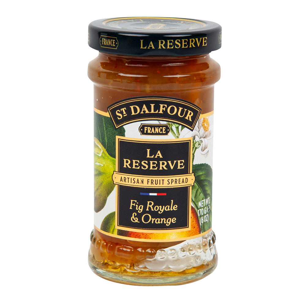 St. Dalfour Fig Royale & Orange Fruit Spread 6 oz Jar | Nassau Candy