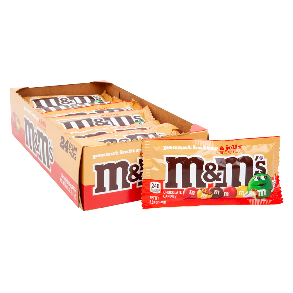 M&M'S Peanut Butter & Jelly 1.63 oz Bag | Nassau Candy