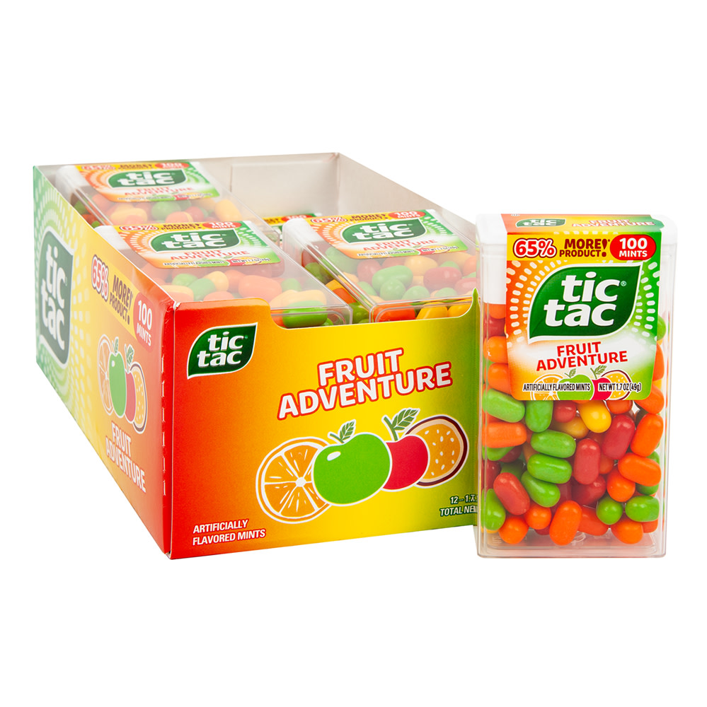 【Tink☆】 Tic Tac Fruit Adventure 1.7 oz | Nassau Candy