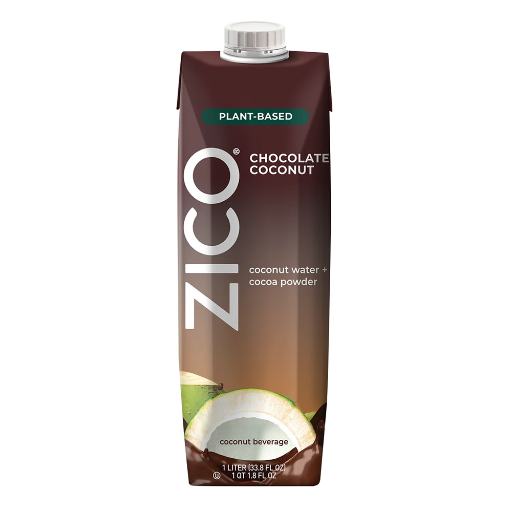 ZICO Coconut Water Chocolate 33.81 oz Tetra Pack | Nassau Candy