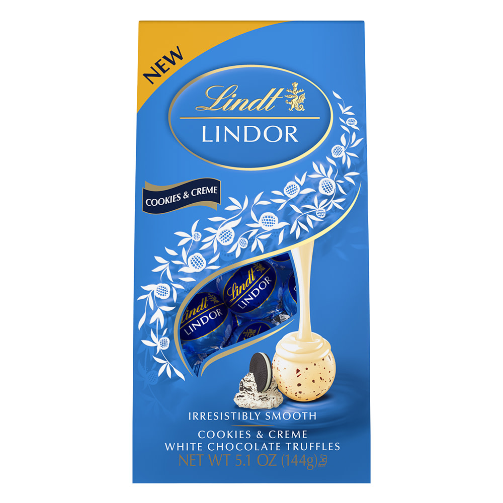 Lindt Lindor Cookies and Creme Truffles 5.1 oz Bag | Nassau Candy