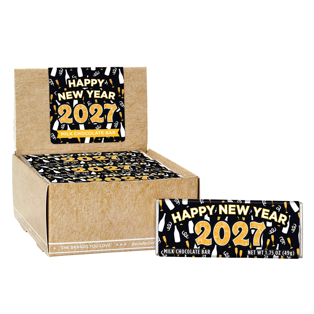 Clever Candy New Year 2025 Milk Chocolate Bar | Nassau Candy