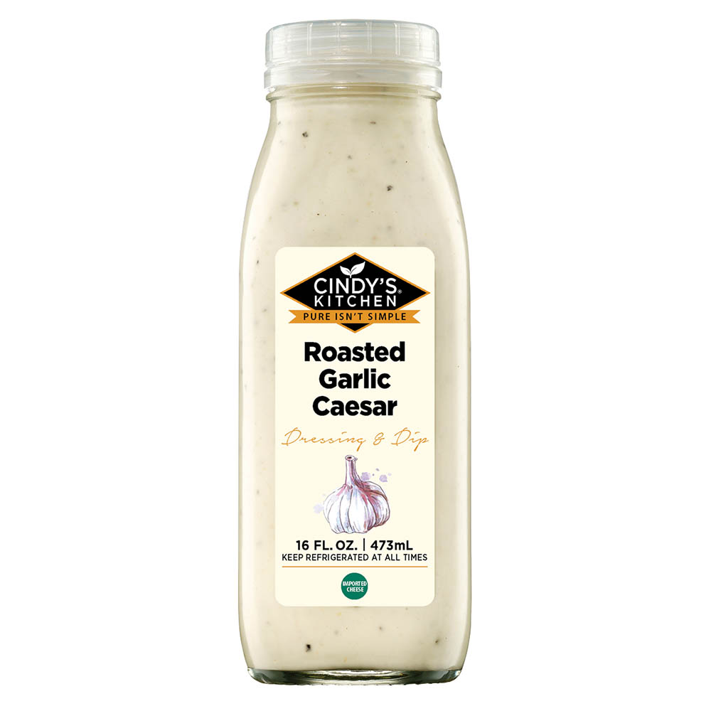 Cindy's Roasted Garlic Caesar Dressing 16 Oz Bottle | Nassau Candy