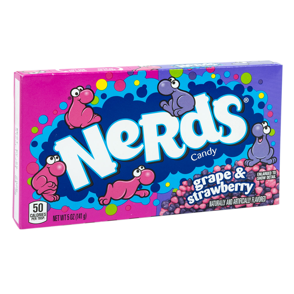 Nerds Throwback Grape And Strawberry 5 Oz Theater Box | Nassau Candy
