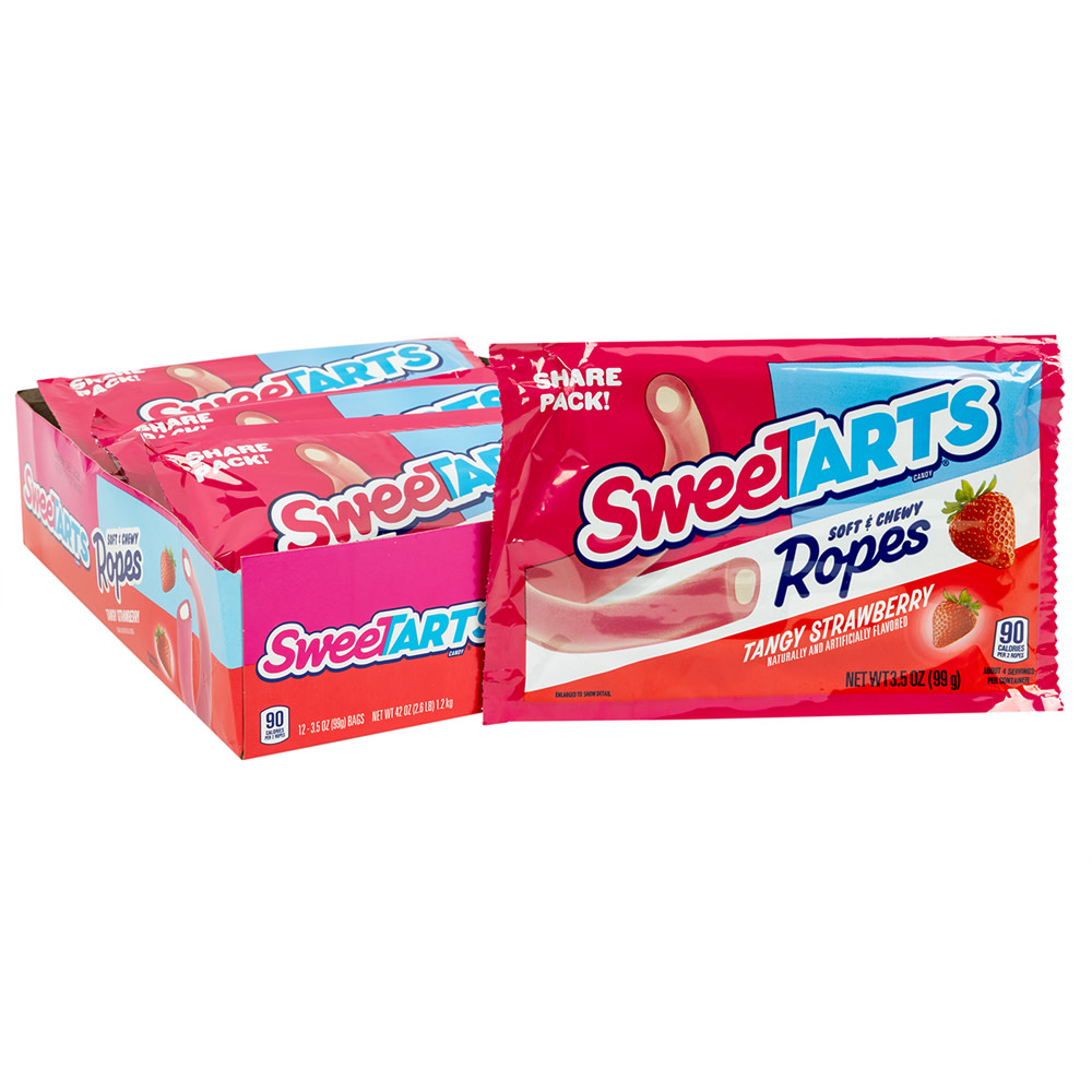 Sweet Art Rops Sweetart Tangy Strawberry Ropes 3.5 Oz | Nassau Candy