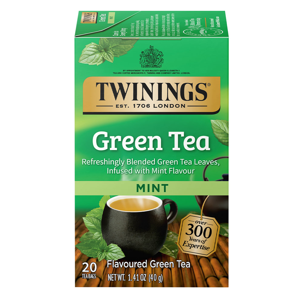 Twinings Mint Green Tea 20 Ct Box | Nassau Candy