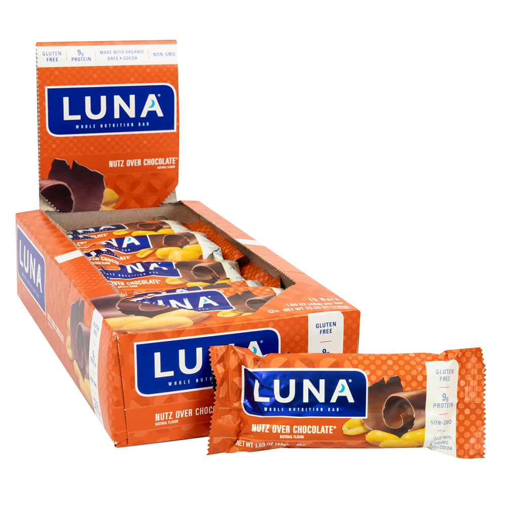 Luna Nutz Over Chocolate 1.69 oz Bar | Nassau Candy