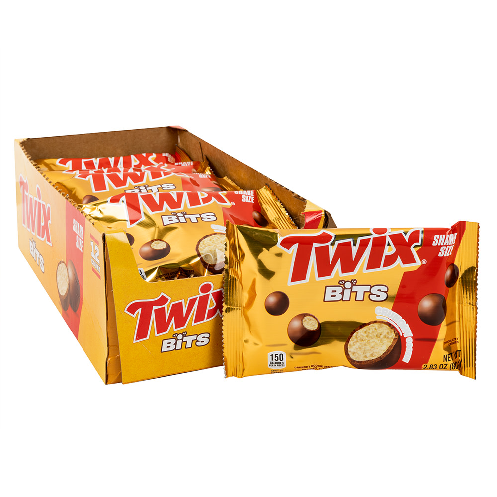 Twix Bits Share Size 2.83 oz Bag | Nassau Candy