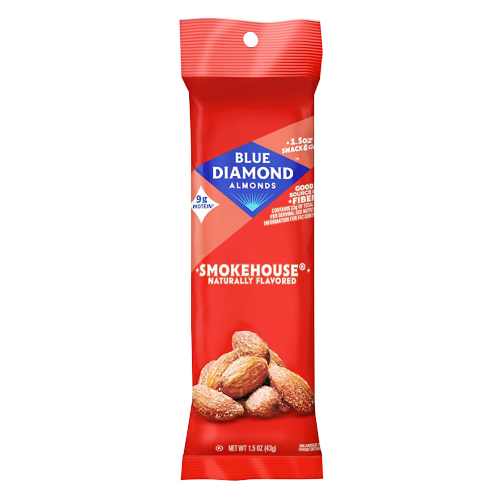 Blue Diamond Smokehouse Almonds 1.5 oz Bag | Nassau Candy