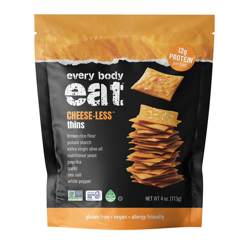 haru2000 7 Days Diet ピーチ 4袋 Every Body Eat Cheese-Less Thins 4 oz Pouch | Nassau Candy