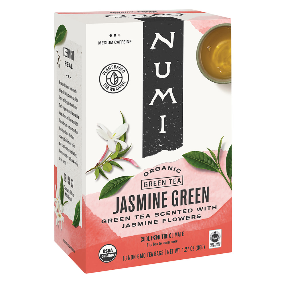 菓子 Jasmine Numi Jasmine Green 1.4 oz 18 Ct Box | Nassau Candy