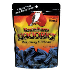 KOOKABURRA BLACK LIQUORICE 10 OZ POUCH