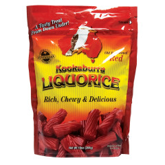 KOOKABURRA RED LIQUORICE 10 OZ POUCH