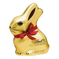 LINDT MILK CHOCOLATE GOLD FOILED BUNNY 7 OZ