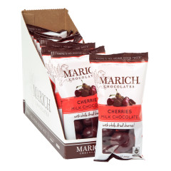 MARICH MILK CHOCOLATE CHERRIES 2.3 OZ