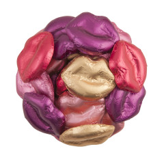 MADELAINE MILK CHOCOLATE MULTI COLOR FOILED LIPS