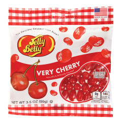 JELLY BELLY VERY CHERRY JELLY BEANS 3.5 OZ BAG