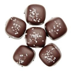 NASSAU CANDY DARK CHOCOLATE SEA SALT CARAMELS