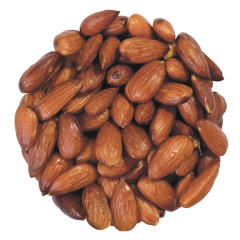 ALMONDS ROASTED UNSALTED 20/22CT 6.25 LB