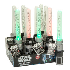 STAR WARS LIGHT UP LIGHT SABER CANDY DISPENSER 0.53 OZ