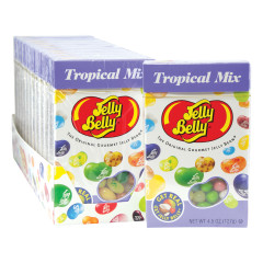 JELLY BELLY TROPICAL JELLY BEANS MIX 4.5 OZ FLIP TOP BOX