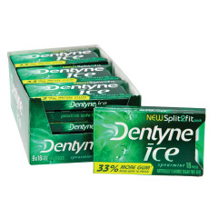 DENTYNE ICE SPEARMINT GUM SPLIT 2 FIT PACK