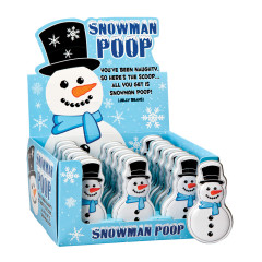 SNOWMAN POOP JELLY BEANS 1.3 OZ TIN