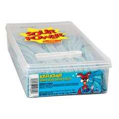 SOUR POWER BERRY BLUE SOUR BELTS TUB