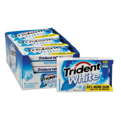 TRIDENT WHITE PEPPERMINT GUM