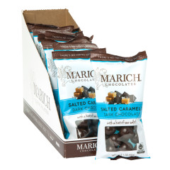 MARICH DARK CHOCOLATE SEA SALT CARAMELS 2.1 OZ