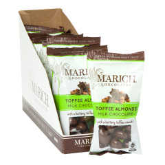 MARICH MILK CHOCOLATE TOFFEE ALMONDS 2.3 OZ