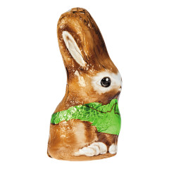 THOMPSON HOLLOW MILK CHOCOLATE FOILED OLLIE SITTING RABBIT 2.25 OZ