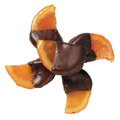 NASSAU CANDY DARK CHOCOLATE HALF DIPPED ORANGES